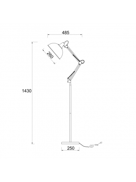 Lampa podłogowa MILO SL598-CH