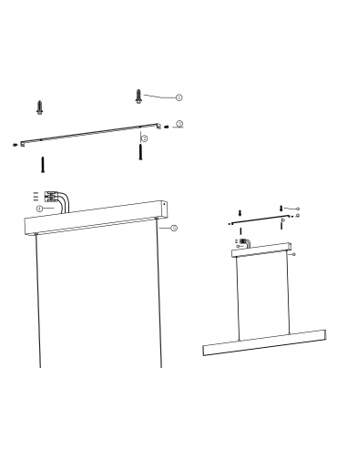 Lampa wisząca STEP P010PL-L23B