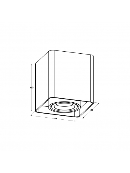 Spot QUADRY SL 1 20039-WH