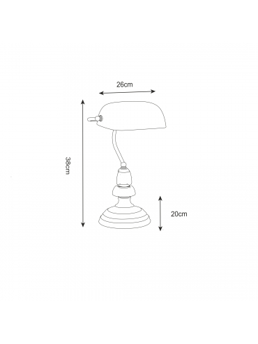 Lampa biurkowa EDES T110810