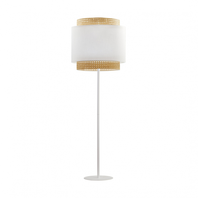 Lampa podłogowa BOHO WHITE 5566