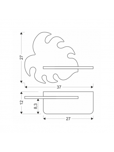 Kinkiet MONSTERA 21-00941