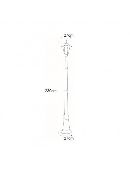 Słupek oświetleniowy STANDARD K-7064A/1