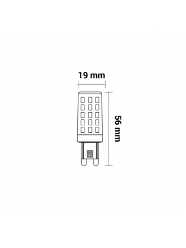 Żarówka ORO-G9-SEDI-4W-DW-II, 4000K