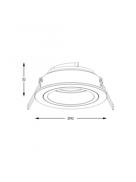 Spot CHUCK DL ROUND WHITE 92699-N