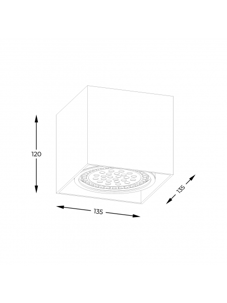 Spot BOX 1 WH ACGU10-114-N