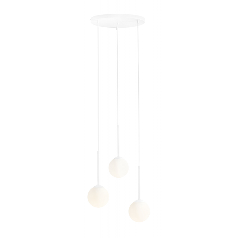 Lampa wisząca BOSSO 3 RING WHITE 1087E_R