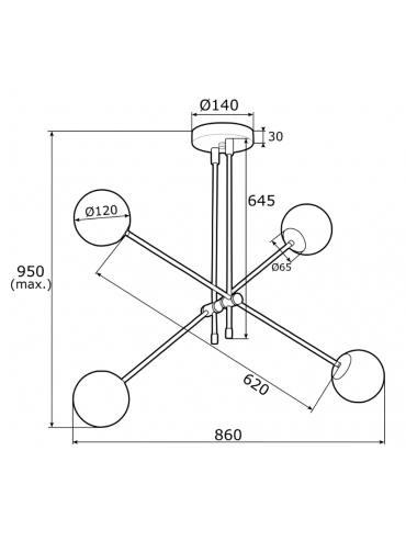 Lampa wisząca ABSOS 1842