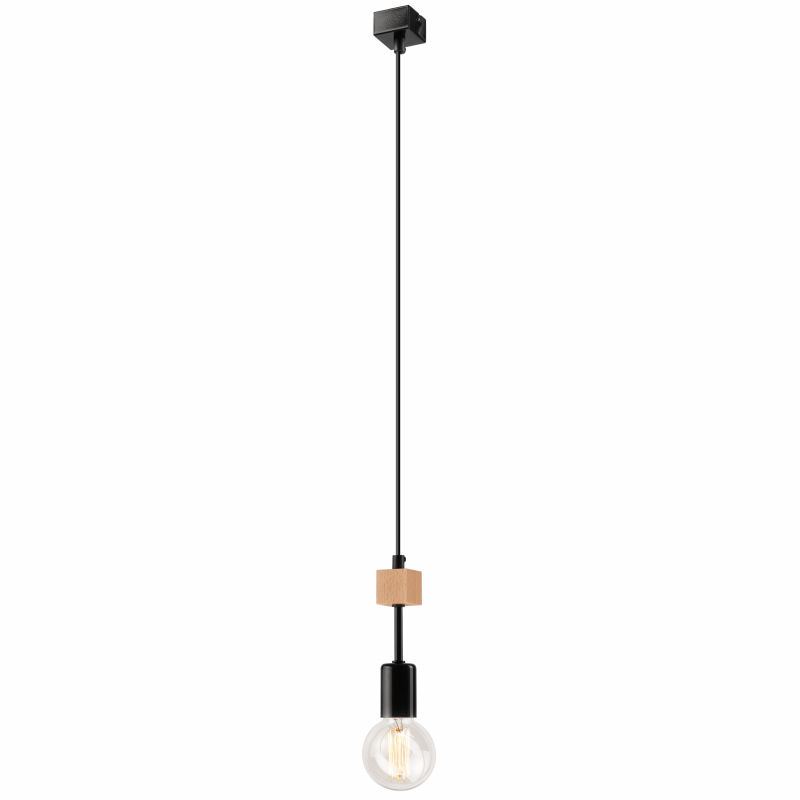 Lampa wisząca Orazio LM-1.85 czarna 33679