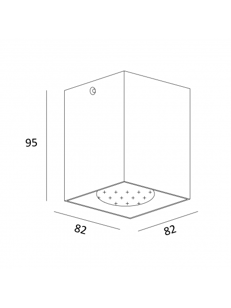 Spot SQUARE 50475-BK