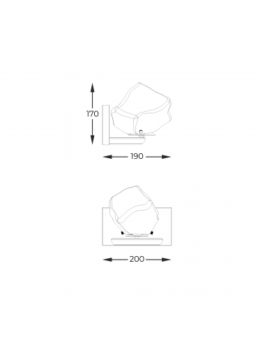 Kinkiet ROCK W0488-01A-U8AC