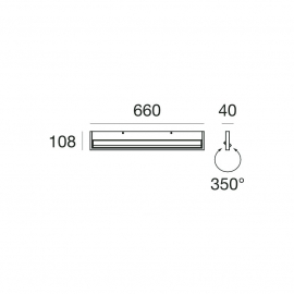 Kinkiet TABLET APPL.(XL)LED 23W 7604