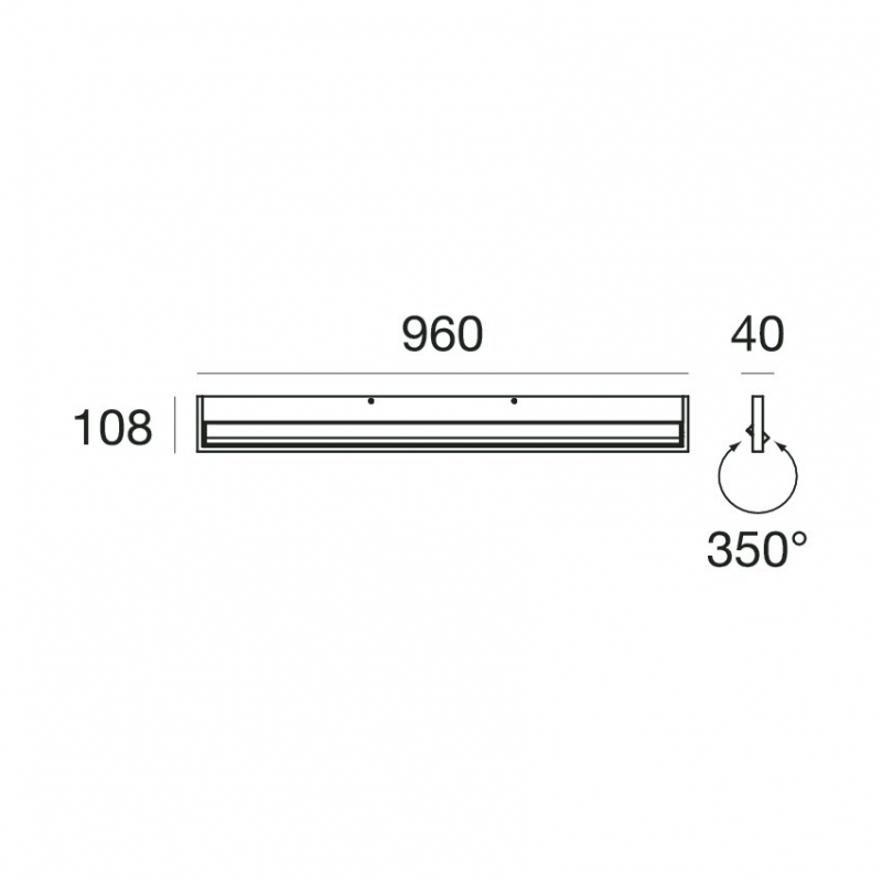 Kinkiet TABLET APPL.(XXL)LED 28W 7605