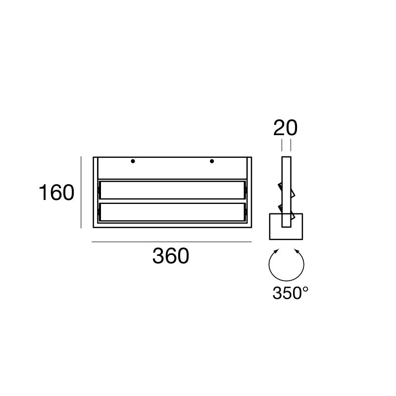 Kinkiet TABLET APPL.BIEMISS(M)LED 19W 7606