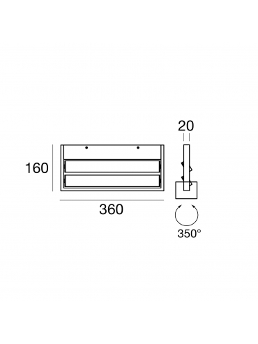 Kinkiet TABLET APPL.BIEMISS(M)LED 19W 7606