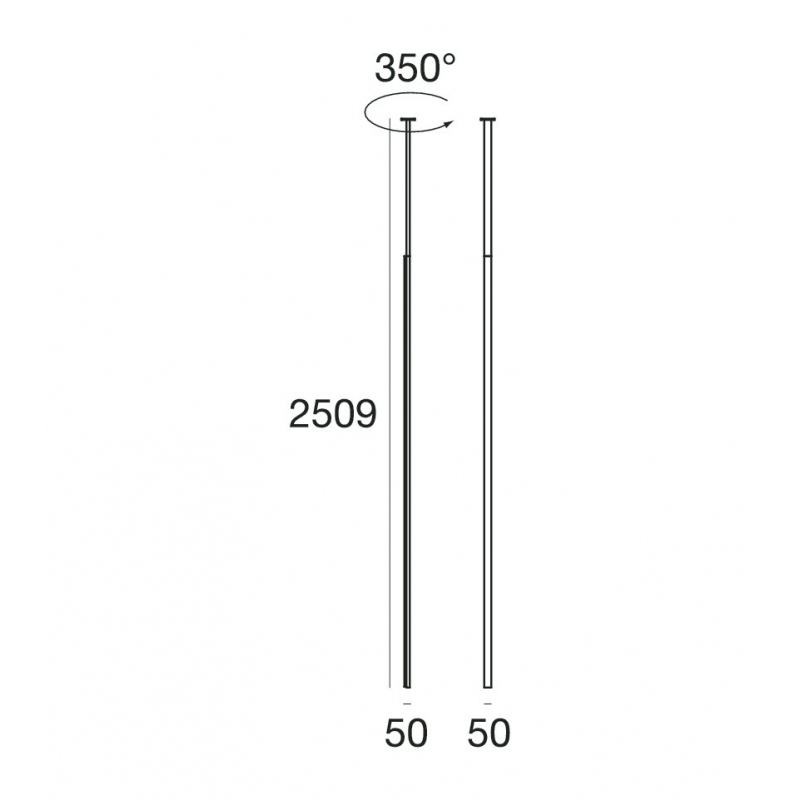 Lampa sufitowa XILEMA SOSP.25W 7773