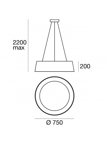 Lampa wisząca OXYGEN 50W 8093