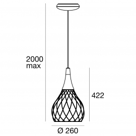 Lampa wisząca MONGOLFIER 8140