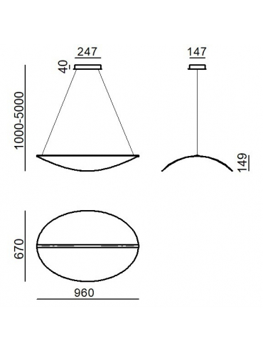 Lampa wisząca DIPHY 8169