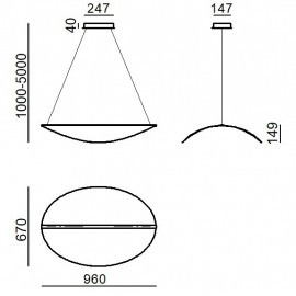 Lampa wisząca DIPHY 8169M