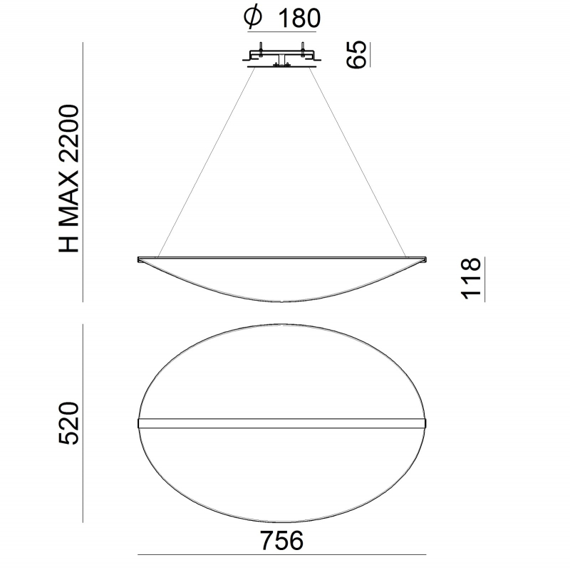 Lampa wisząca DIPHY 8171