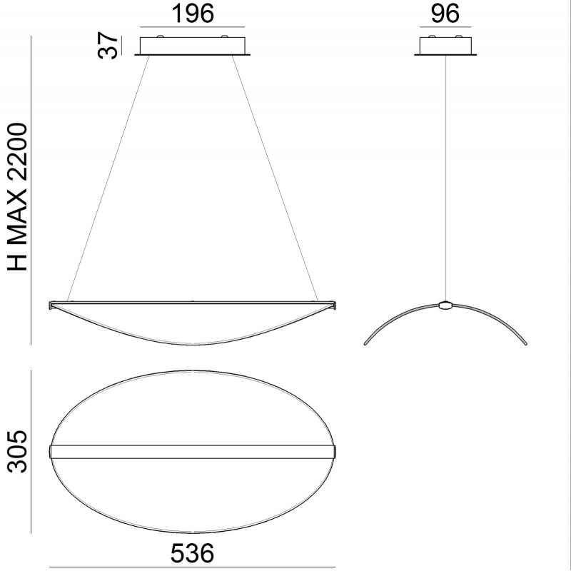 Lampa wisząca DIPHY 8172