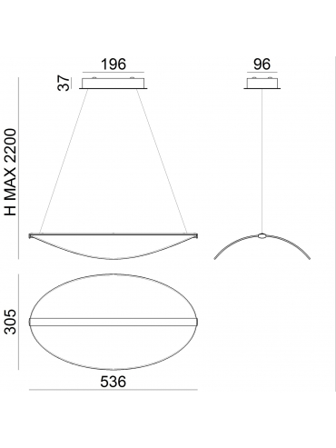 Lampa wisząca DIPHY 8172M