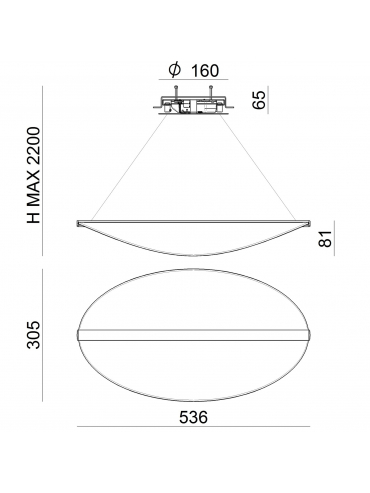 Lampa wisząca DIPHY 8174