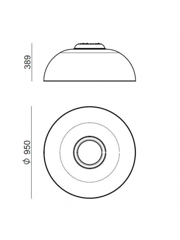 Lampa sufitowa DEMÌ 8895