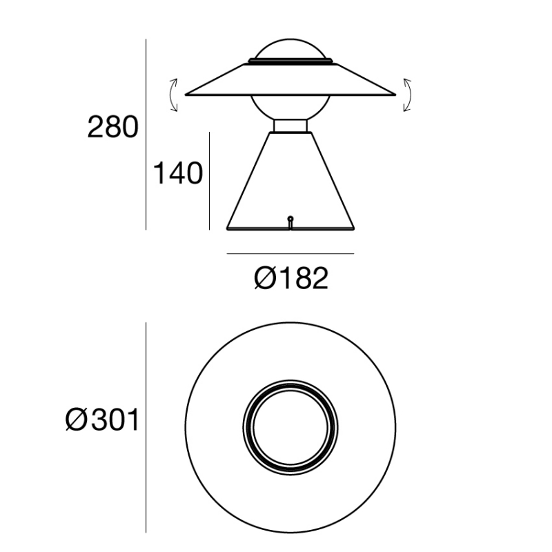 Lampa stołowa FANTE 8966