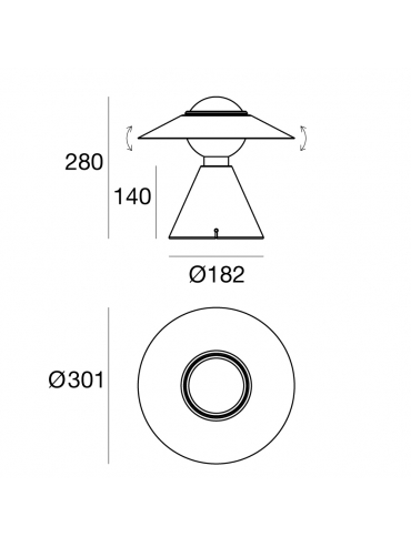 Lampa stołowa FANTE 8966