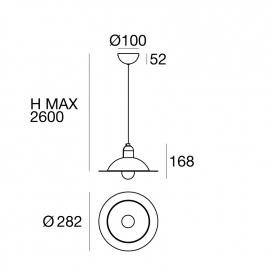 Lampa wisząca LAMPIATTA 8982