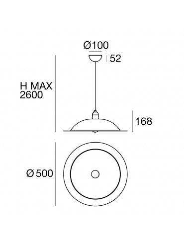 Lampa wisząca LAMPIATTA 8987