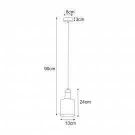 Lampa wisząca BRUS K-5250