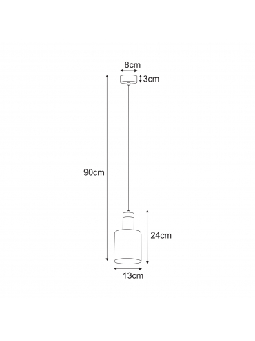 Lampa wisząca BRUS K-5250