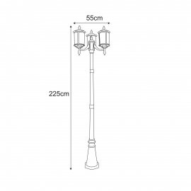 Słupek oświetleniowy CHICAGO K-8218
