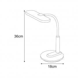 Lampka biurkowa DAFI K-BL1185 BIAŁA