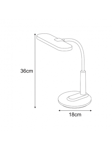 Lampka biurkowa DAFI K-BL1185 BIAŁA