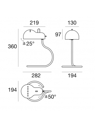 Lampa stołowa MINITOPO 9064