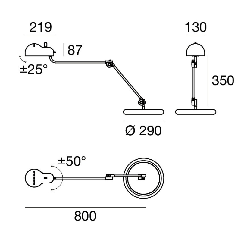 Lampa biurkowa TOPO 9076