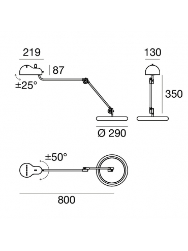 Lampa biurkowa TOPO 9076