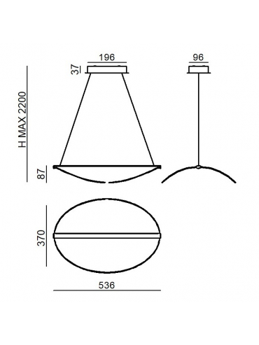 Lampa wisząca DIPHY 9090