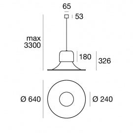 Lampa wisząca CAMPANA 9300