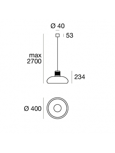 Lampa wisząca TREPIÙ 9305