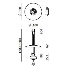 Lampa wisząca SALISCENDI 9310