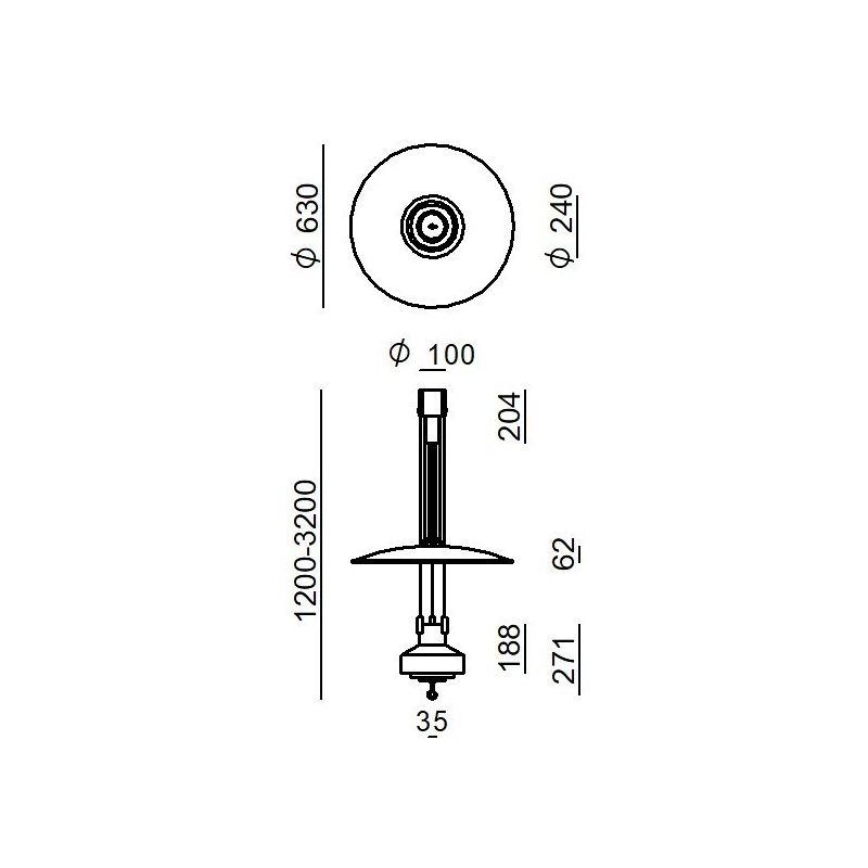 Lampa wisząca SALISCENDI 9310