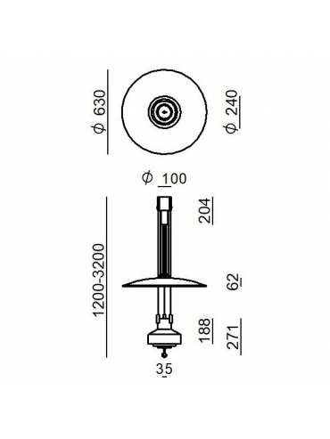 Lampa wisząca SALISCENDI 9310