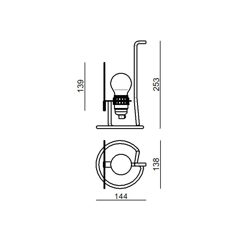 Lampa stołowa BUGIA 9680