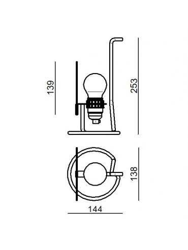 Lampa stołowa BUGIA 9680