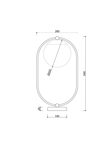 Lampa stołowa KOBAN ST KOS111P1